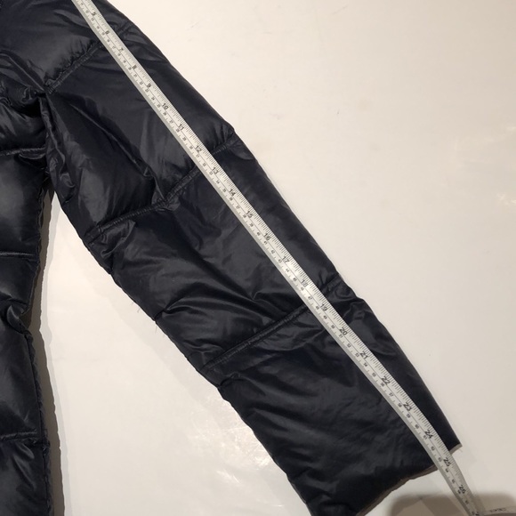 BERNARDO Hooded Spring Winter Fall Down Filled Coat Jacket Puffer in Dark Blue. - Picture 11 of 13